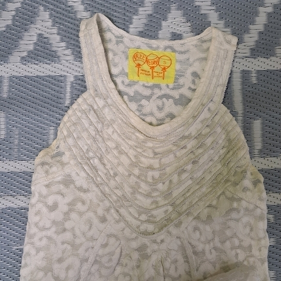 Free People White Lace Tank Top - Picture 7 of 10